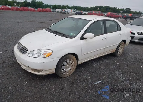 2004 Toyota Corolla Le z USA, uszkodzony, nr VIN JTDBR38E842048307